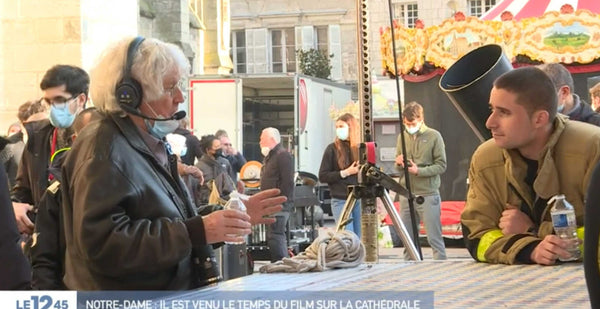 L'équipe de tournage de Jean-Jacques Annaud en Eartec au 12H45 d'M6 !