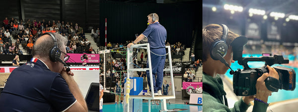 Les casques Eartec au cœur du match de l’équipe de volley des Centurions !