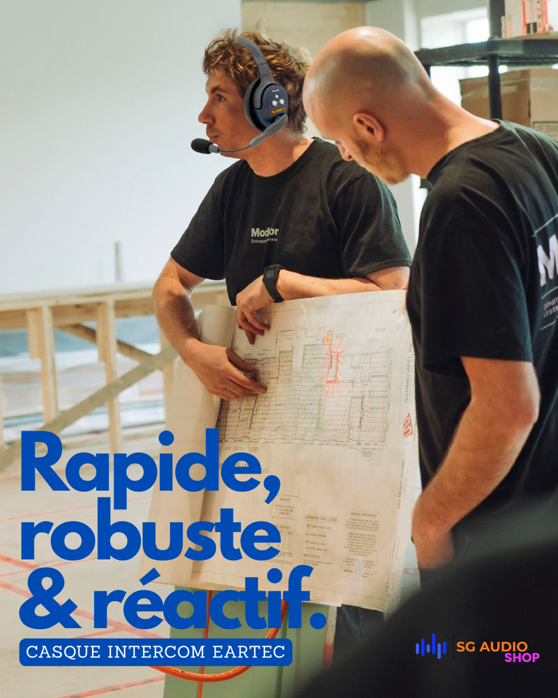 Eartec UltraLITE PRO16 : Le casque intercom tout-terrain pour tous les métiers&nbsp;