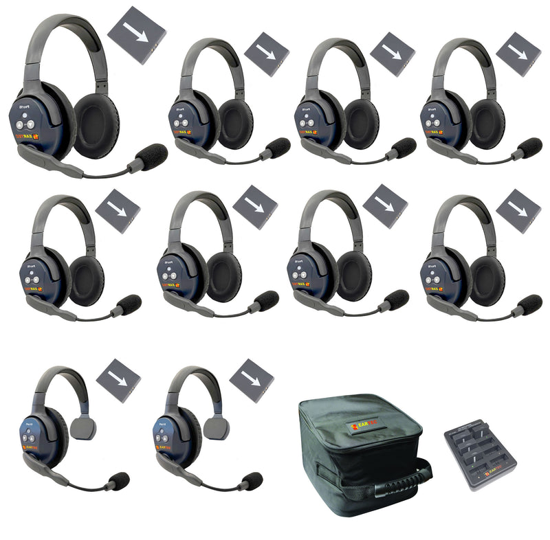 Eartec - Ultralite Pro16 Set de 10 personnes