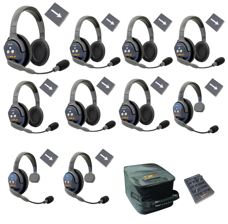 Eartec - Ultralite Pro16 Set de 10 personnes