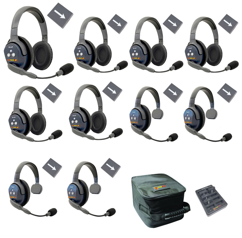 Eartec - Ultralite Pro16 Set de 10 personnes