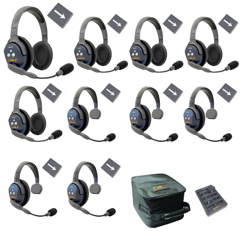 Eartec - Ultralite Pro16 Set de 10 personnes