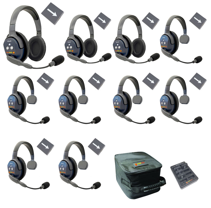 Eartec - Ultralite Pro16 Set de 10 personnes