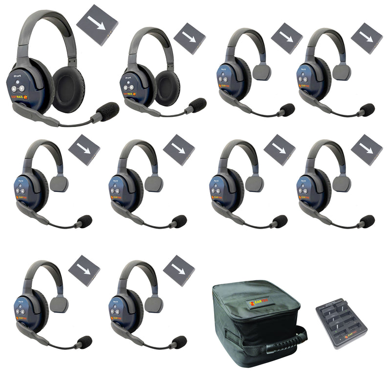 Eartec - Ultralite Pro16 Set de 10 personnes