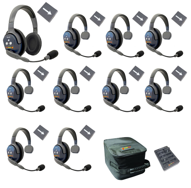 Eartec - Ultralite Pro16 Set de 10 personnes