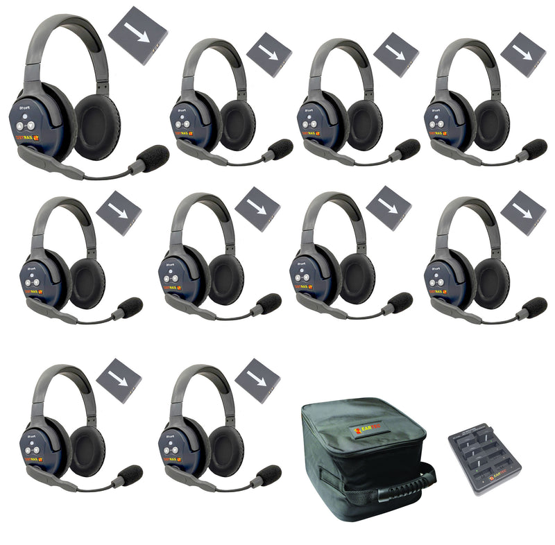 Eartec - Ultralite Pro16 Set de 10 personnes