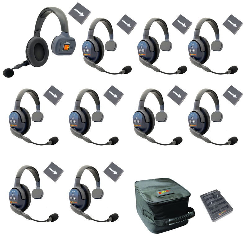 Eartec - Ultralite Pro16 Set de 10 personnes