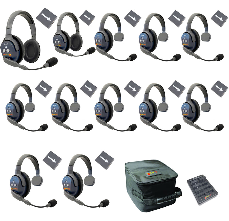 Eartec - Ultralite Pro16 Set de 12 personnes