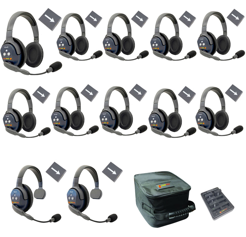 Eartec - Ultralite Pro16 Set de 12 personnes