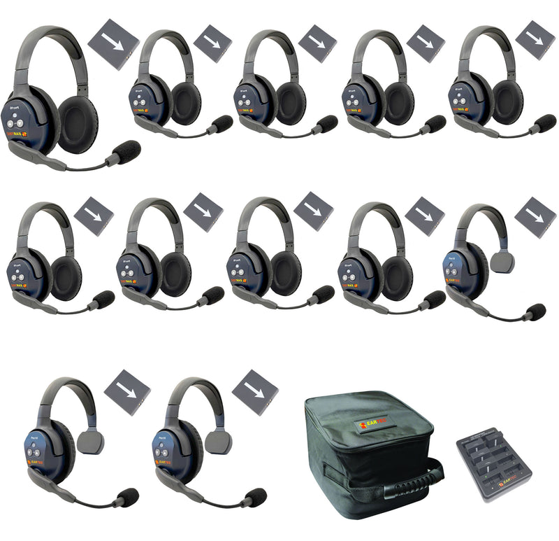 Eartec - Ultralite Pro16 Set de 12 personnes