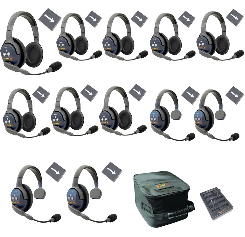 Eartec - Ultralite Pro16 Set de 12 personnes