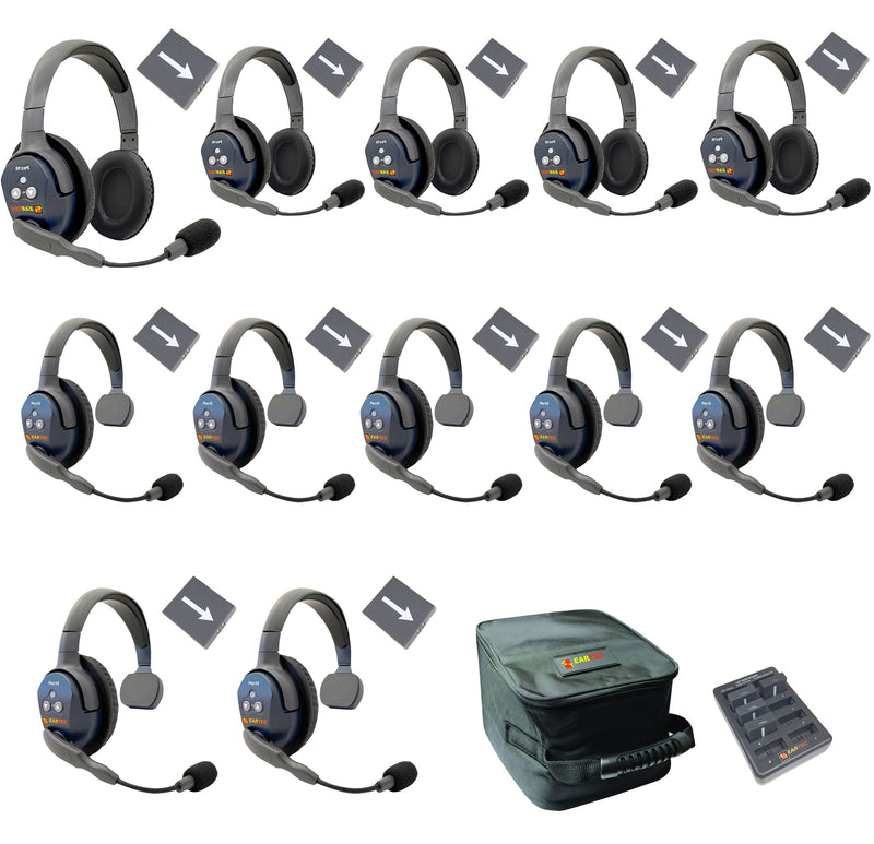 Eartec - Ultralite Pro16 Set de 12 personnes