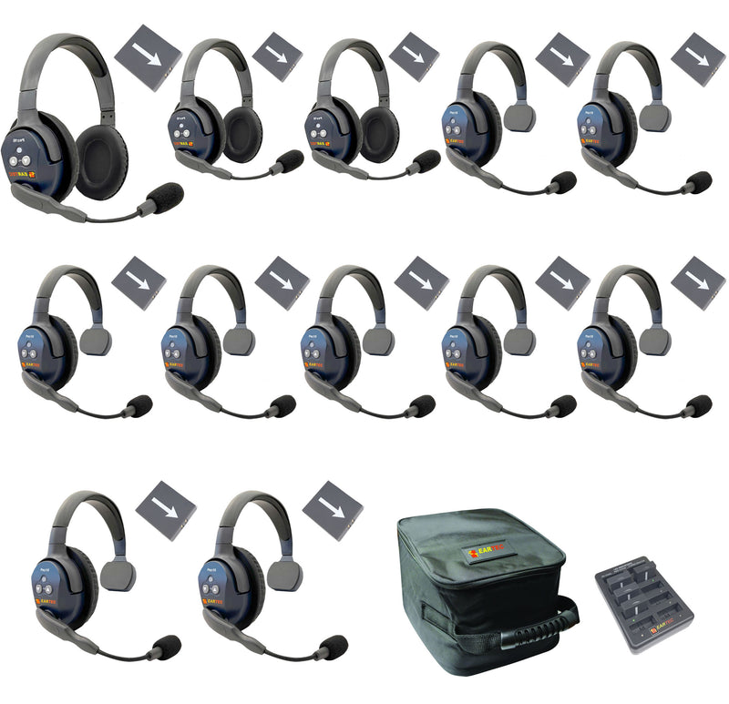 Eartec - Ultralite Pro16 Set de 12 personnes