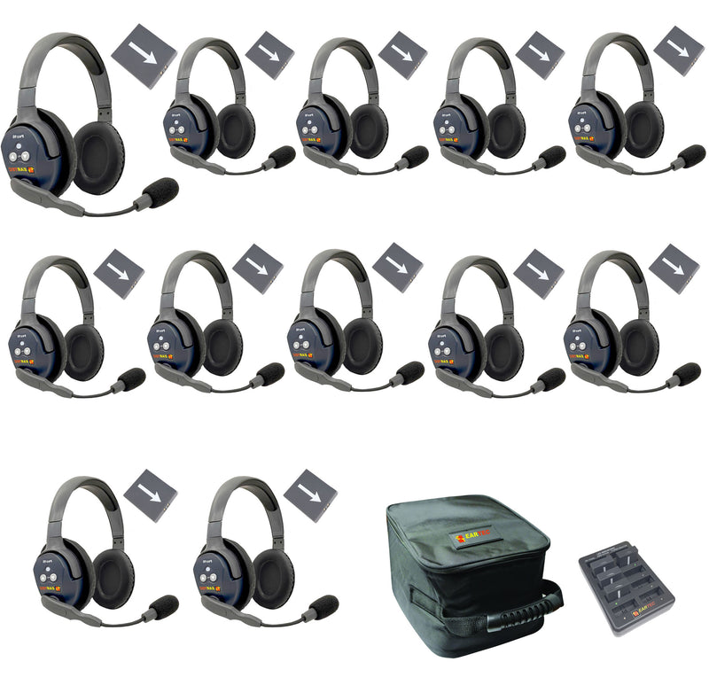 Eartec - Ultralite Pro16 Set de 12 personnes