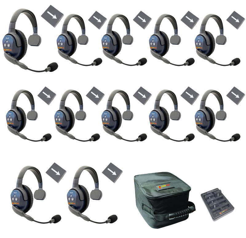 Eartec - Ultralite Pro16 Set de 12 personnes