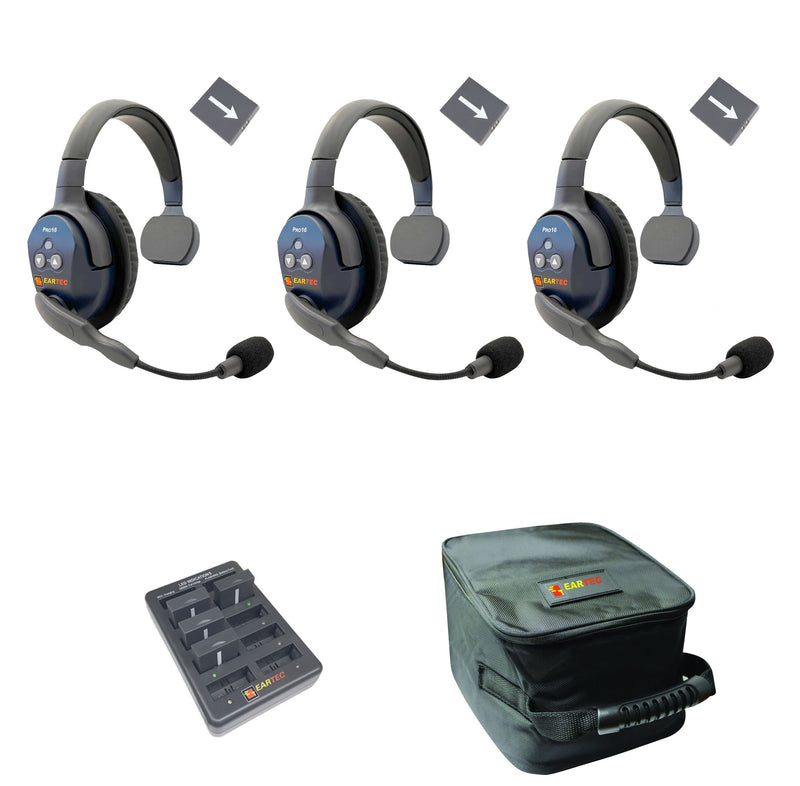 Eartec - Ultralite Pro16 Set de 3 personnes