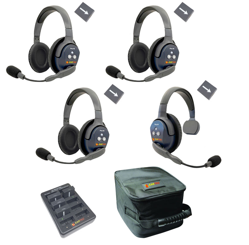 Eartec - Ultralite Pro16 Set de 4 personnes