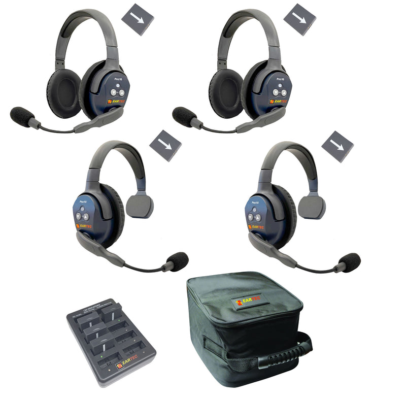 Eartec - Ultralite Pro16 Set de 4 personnes