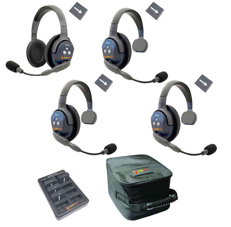 Eartec - Ultralite Pro16 Set de 4 personnes