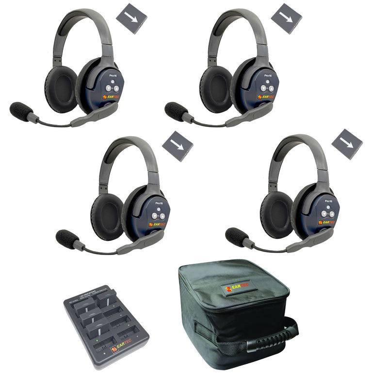 Eartec - Ultralite Pro16 Set de 4 personnes