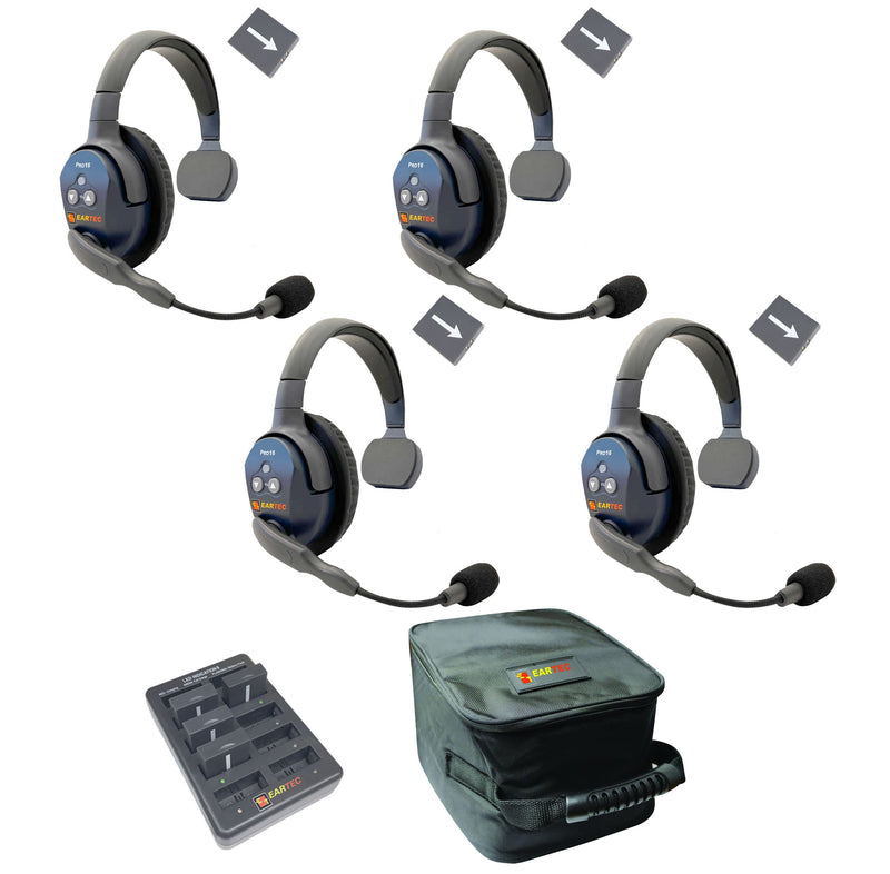 Eartec - Ultralite Pro16 Set de 4 personnes