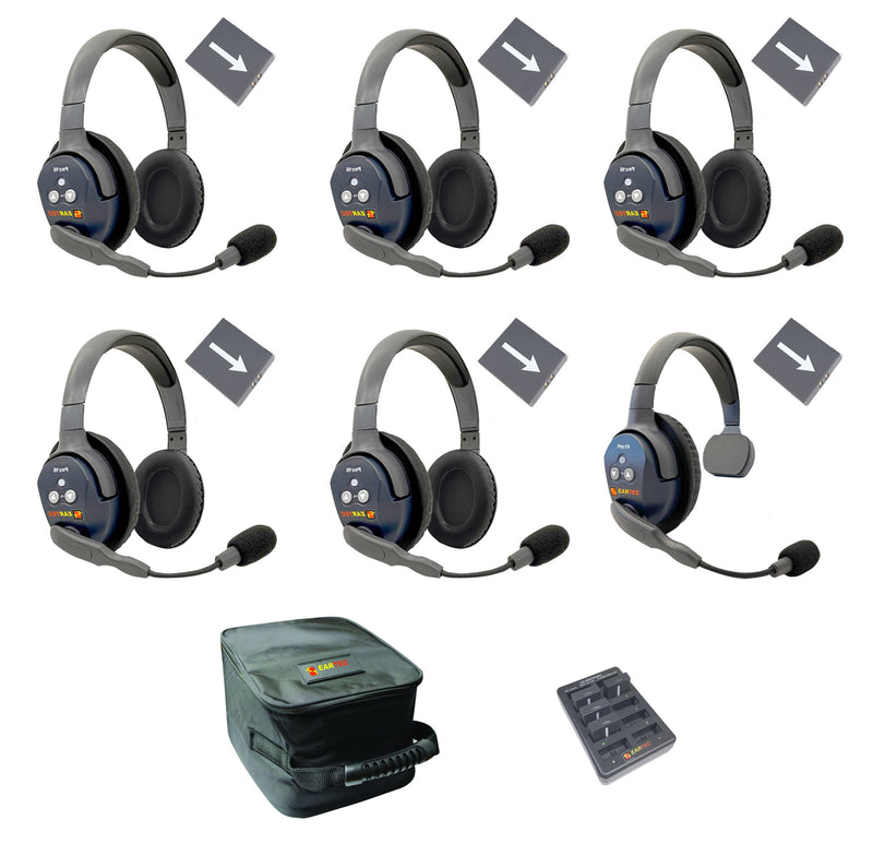 Eartec - Ultralite Pro16 Set de 6 personnes