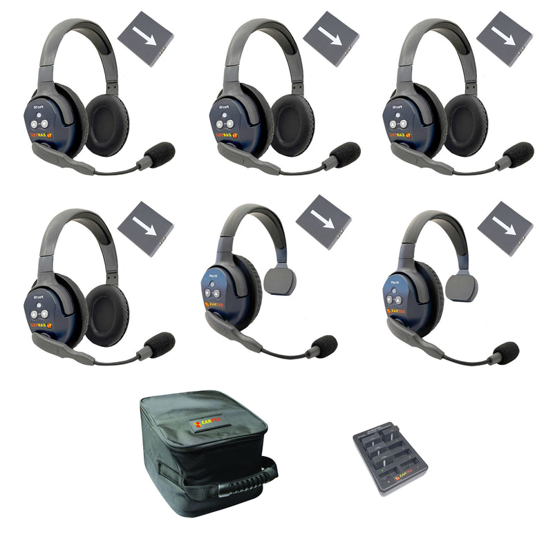 Eartec - Ultralite Pro16 Set de 6 personnes