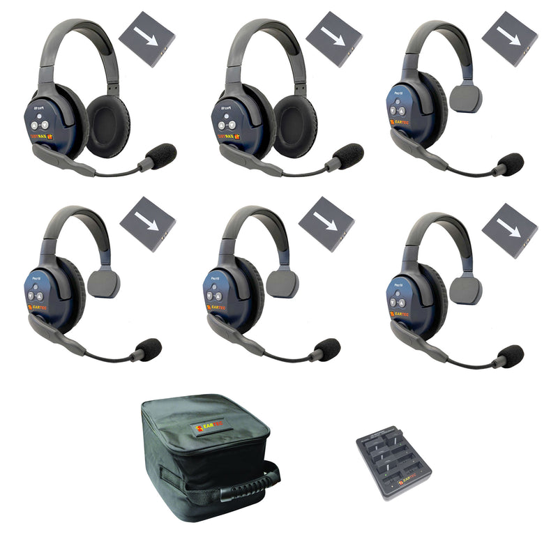 Eartec - Ultralite Pro16 Set de 6 personnes