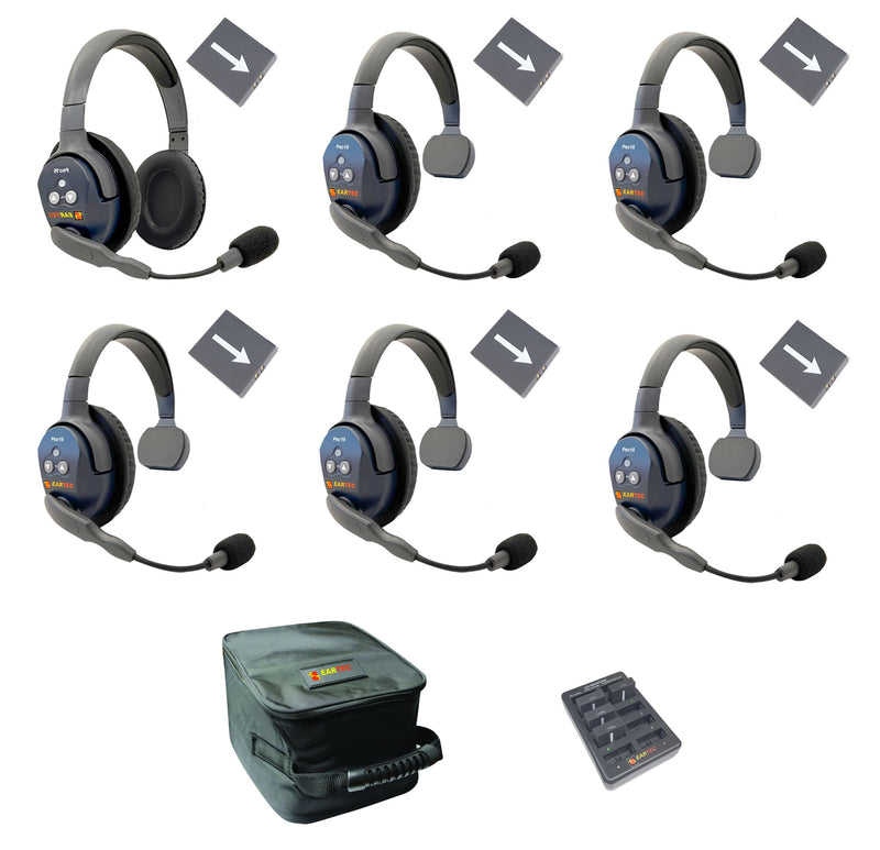 Eartec - Ultralite Pro16 Set de 6 personnes