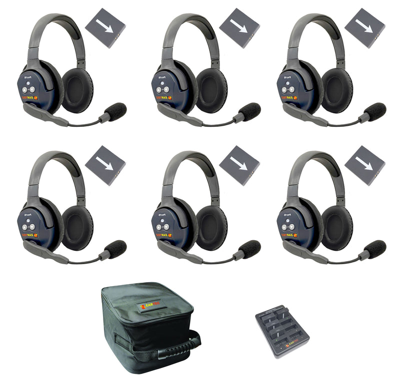 Eartec - Ultralite Pro16 Set de 6 personnes