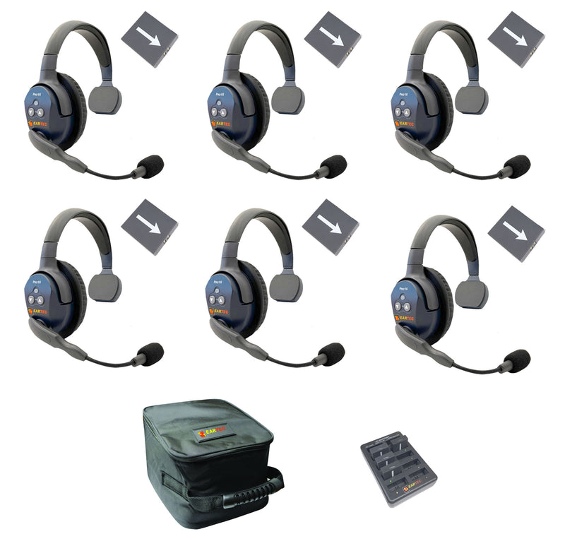 Eartec - Ultralite Pro16 Set de 6 personnes