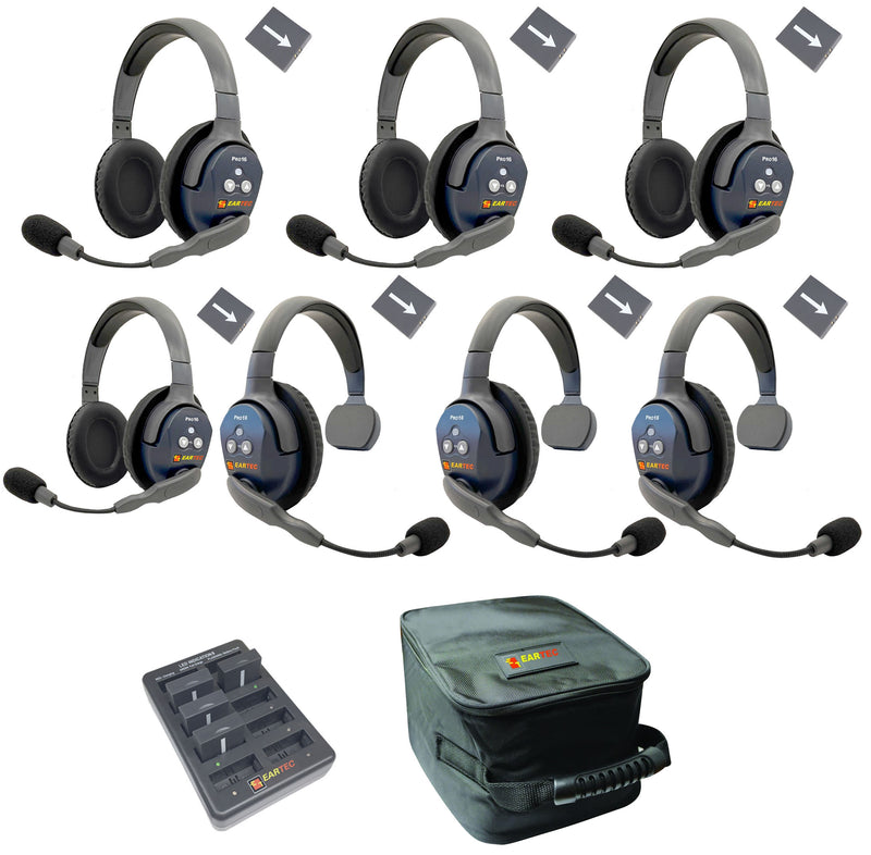 Eartec - Ultralite Pro16 Set de 7 personnes