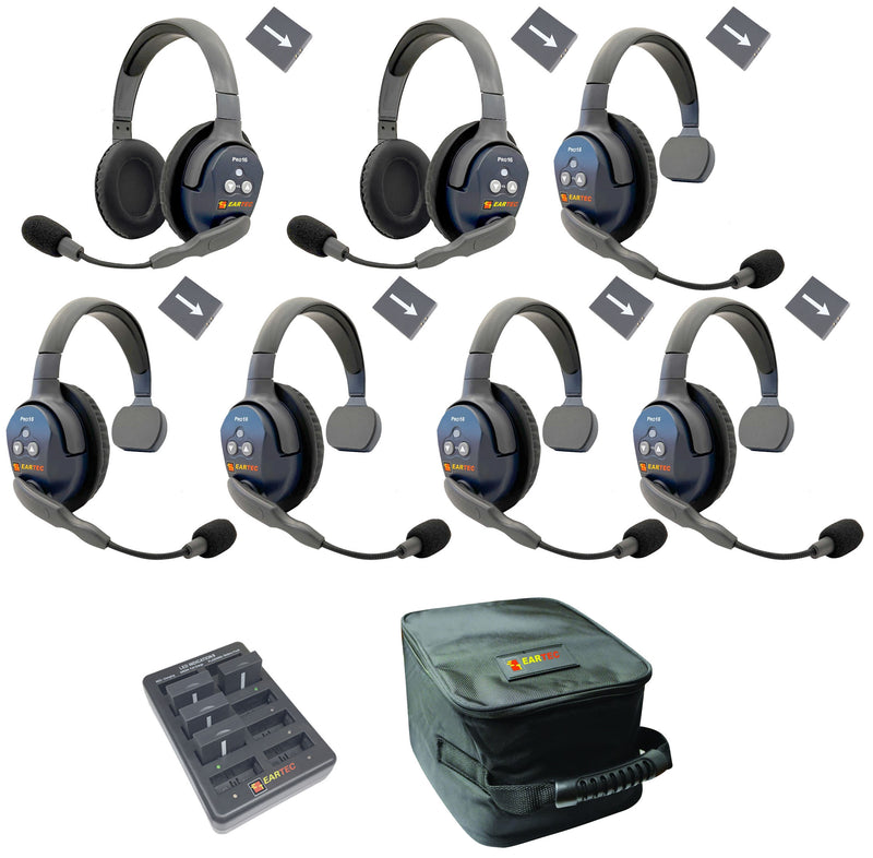 Eartec - Ultralite Pro16 Set de 7 personnes