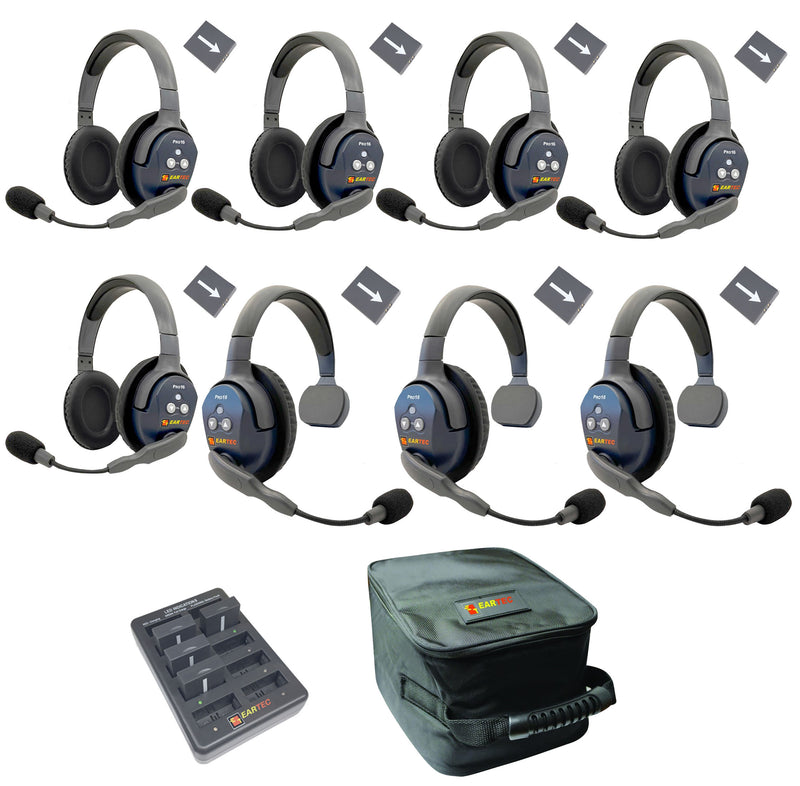 Eartec - Ultralite Pro16 Set de 8 personnes