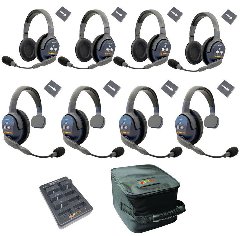 Eartec - Ultralite Pro16 Set de 8 personnes