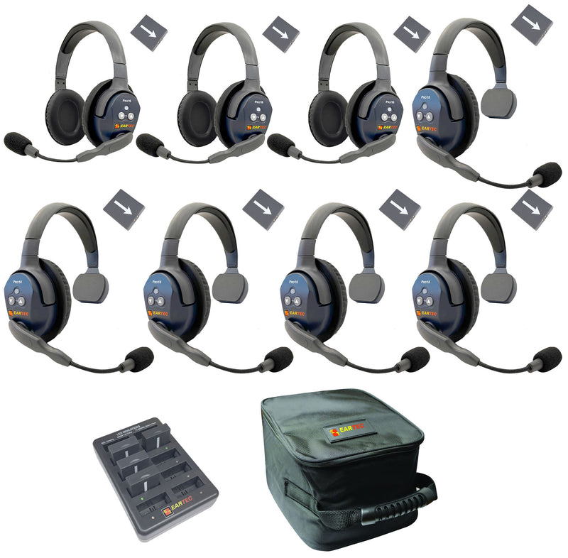 Eartec - Ultralite Pro16 Set de 8 personnes