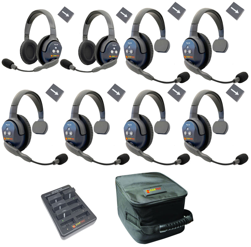 Eartec - Ultralite Pro16 Set de 8 personnes