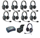 Eartec - Ultralite HD Set 9 personnes avec Hub + Casque Filaire Max 4G double